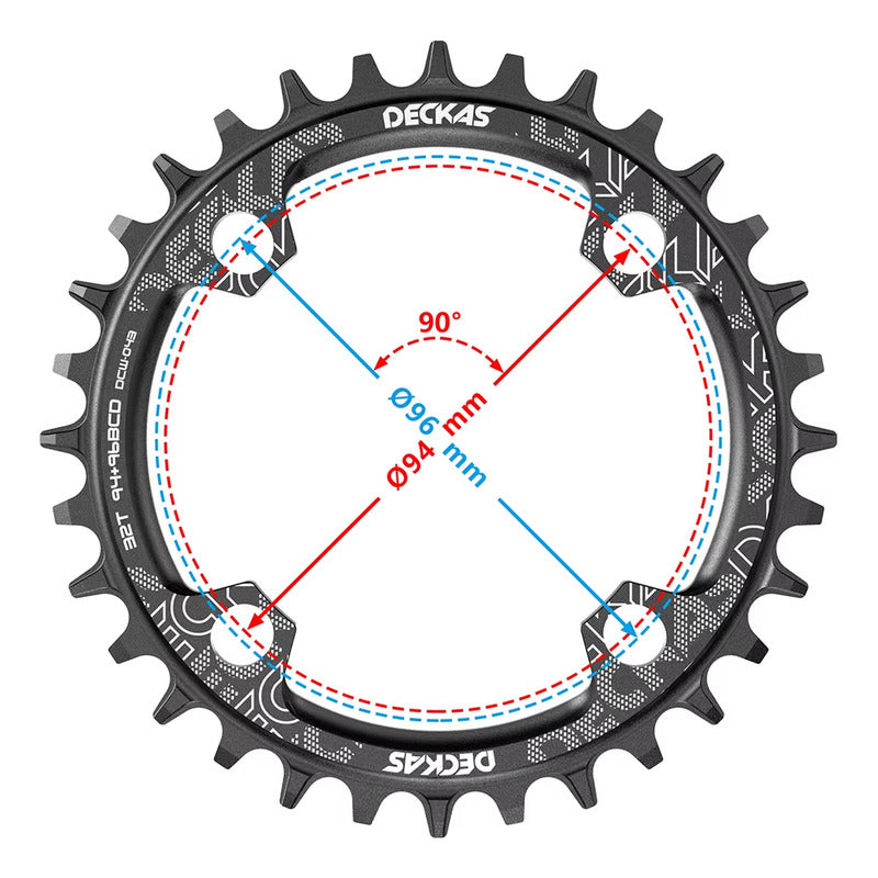 Corona Monoplato Narrow Deckas 94bcd Y 96bcd 32t Redonda Mi tienda-Repuesto-de-bicicleta