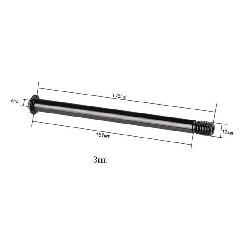 Eje Pasante Trasero 12x142 Y 12x148 - Paso 1.5 - Largo 165mm Mi tienda-Repuesto-de-bicicleta