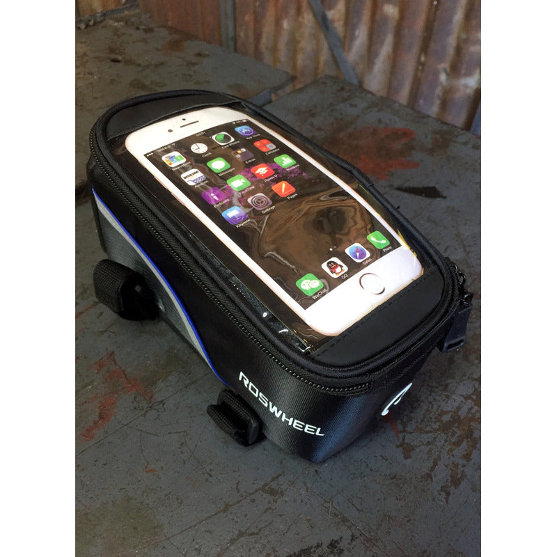 Bolso Delantero Bicicleta Porta Celular Impermeable Tactil