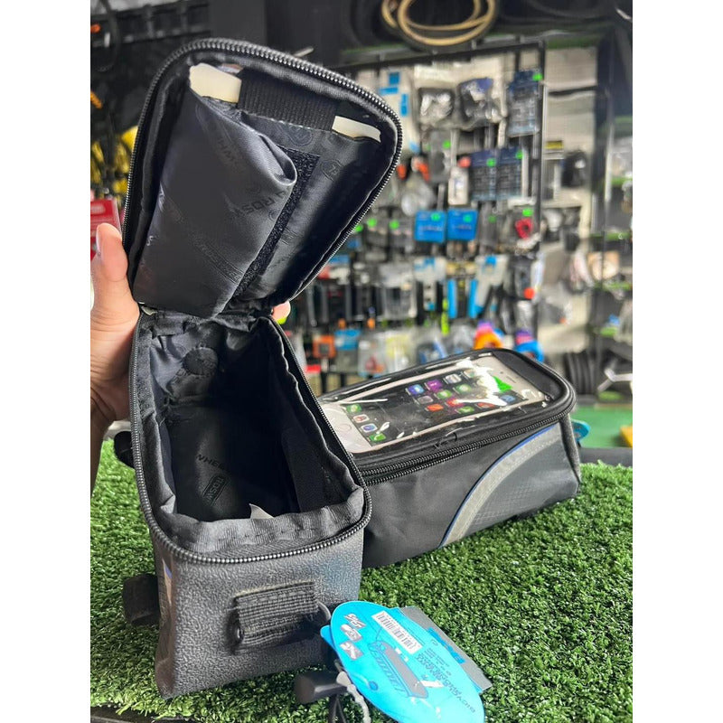 Bolso Delantero Bicicleta Porta Celular Impermeable Tactil