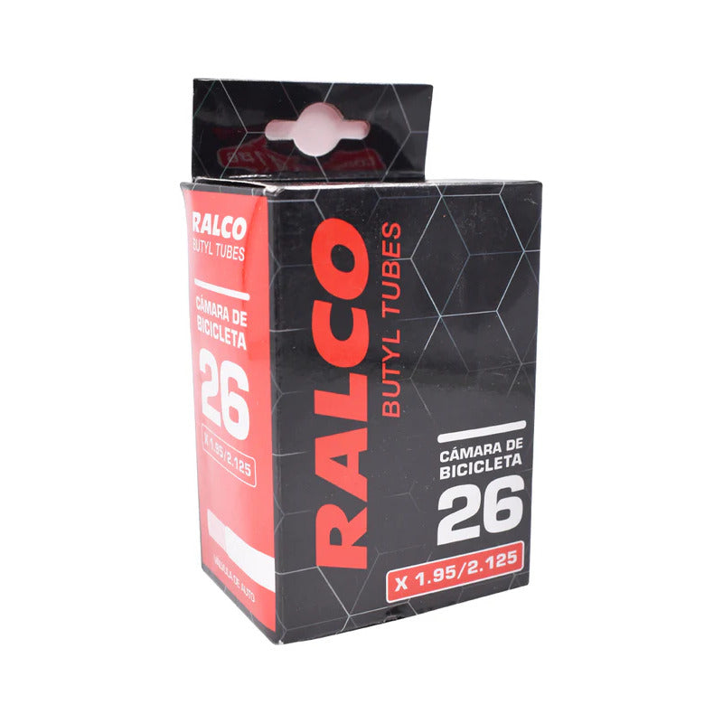 Camara Bicicleta Ralco Aro 26 1.95 X 2.125 Valvula Auto Caja Mi tienda-Repuesto-de-bicicleta