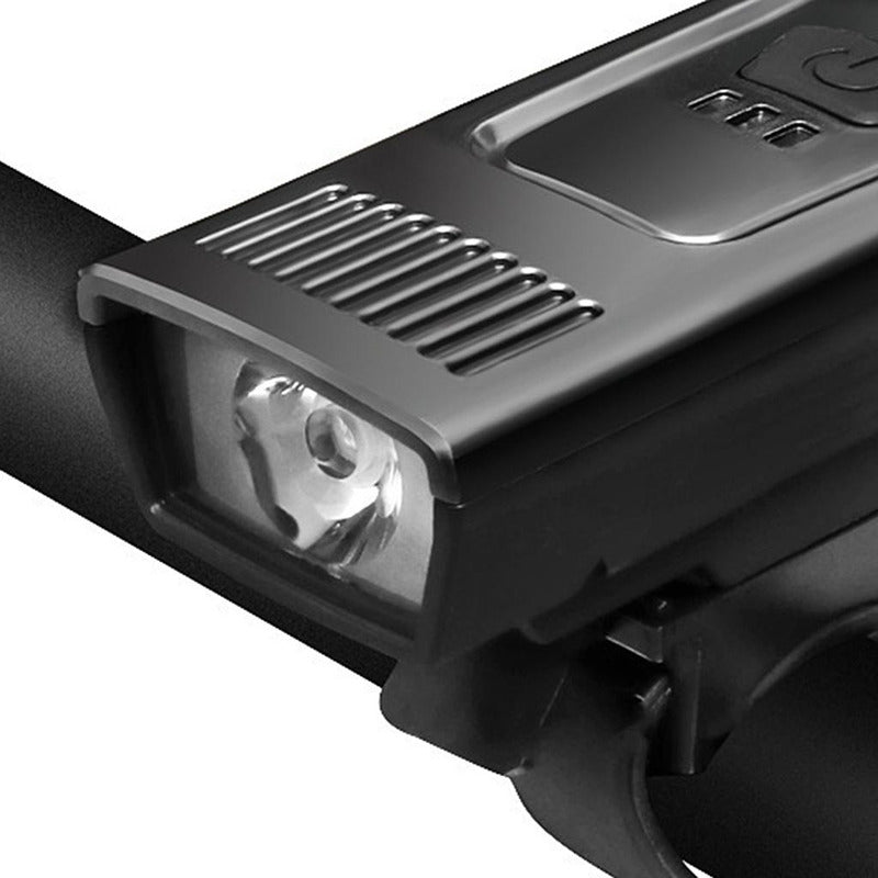 Luz Led Delantera Bicicleta 300lm Recargable Usb 1500mah Mi tienda-Repuesto-de-bicicleta