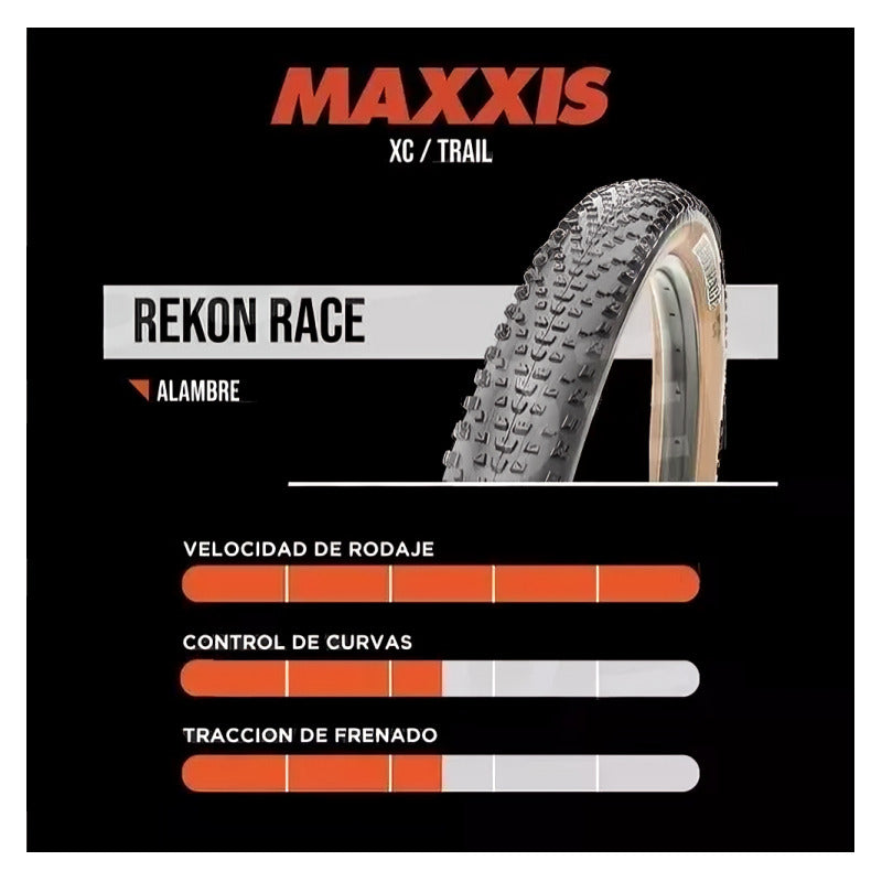 2x Neumaticos Llanta 29 X 2.25 Maxxis Rekon Race Exo Tanwall Mi tienda-Repuesto-de-bicicleta