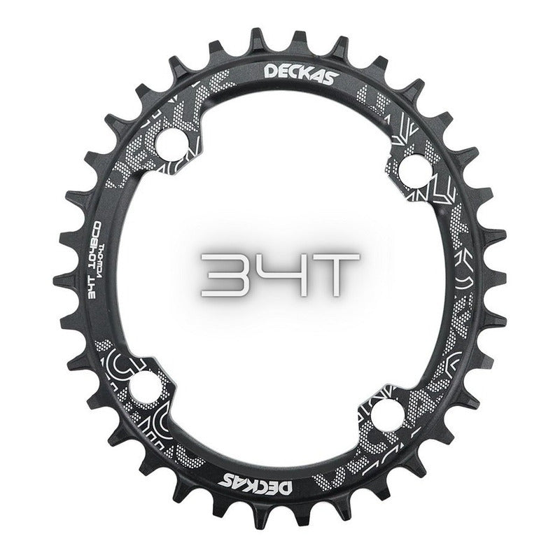Corona Monoplato Narrow Wide 104 Bcd Ovalada 32t 34t 36t Mi tienda-Repuesto-de-bicicleta