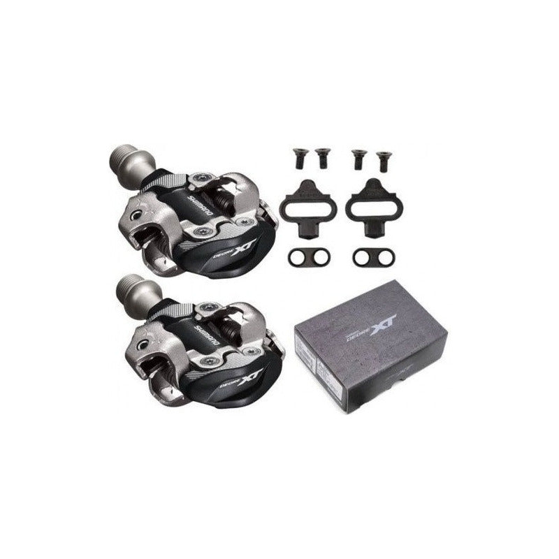 Pedales Spd Shimano Deore Xt Pd-m8100 Con Calas - Originales