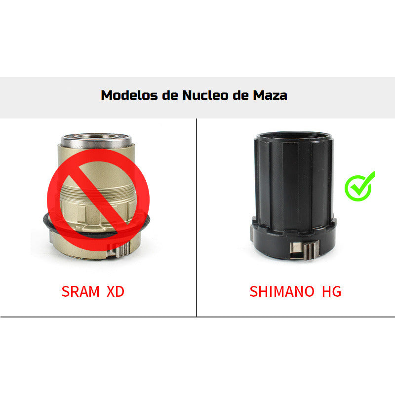 Piñon Cassette Sunrace 11v 11-51t Nucleo Shimano Hg 1x11