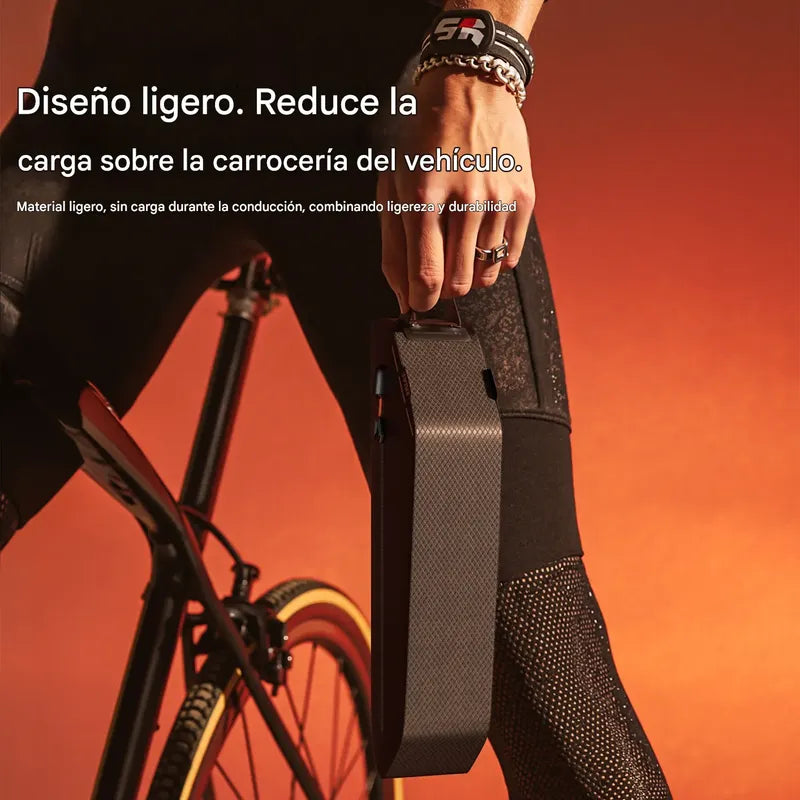 Bolso Cuadro Bicicleta Enlee 1.8l Impermeable Reflectante Negro