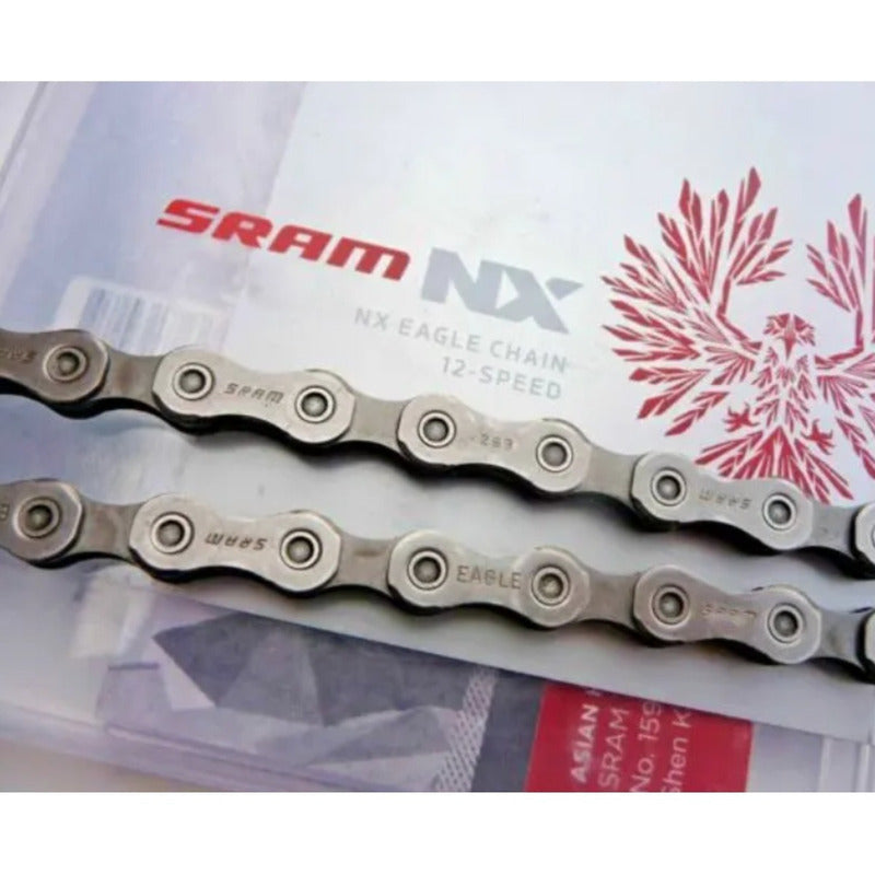 Cadena Bicicleta Sram Nx Eagle 12v 1x12 126 Eslabones Mi tienda-Repuesto-de-bicicleta