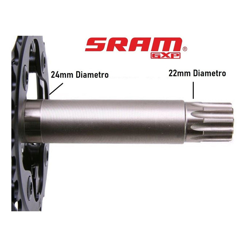 Motor Sram Roscado Bsa Gxp 68/73mm Mi tienda-Repuesto-de-bicicleta