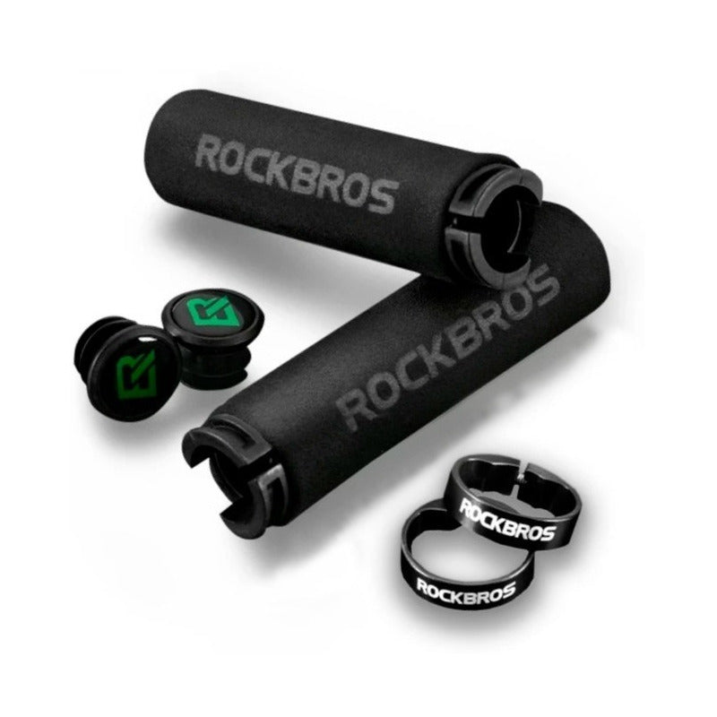 Puños Bicicleta Rockbros Empuñadura Lock Grips Mtb Colores Mi tienda-Repuesto-de-bicicleta