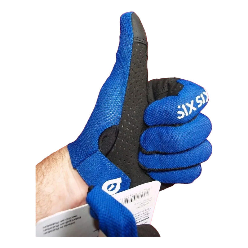 Guantes Bicicleta Sixsixone 661 Raji Blue Tactil Respirable Mi tienda-Repuesto-de-bicicleta