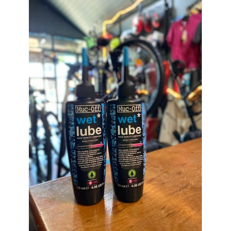 Aceite Lubricante Bicicleta Muc-off Wet Lube Humedo 120ml Mi tienda-Repuesto-de-bicicleta