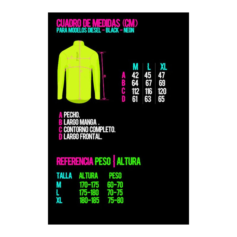 Cortaviento Reflectante Ciclismo Trip Unisex Diesel Blue