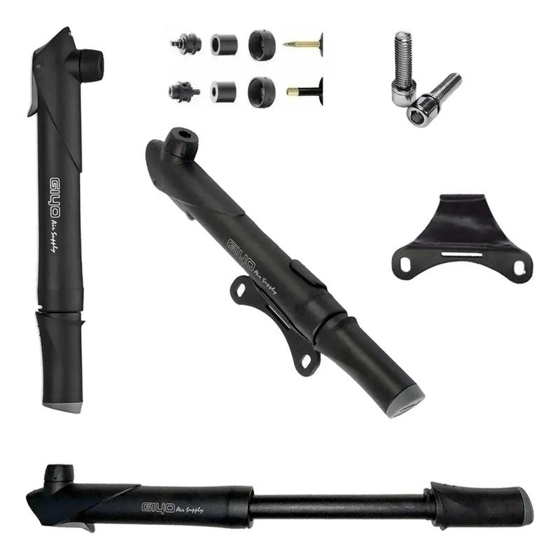 Bombin De Mano Giyo Gp-47 80psi Para Bicicletas Mtb Ruta Mi tienda-Repuesto-de-bicicleta