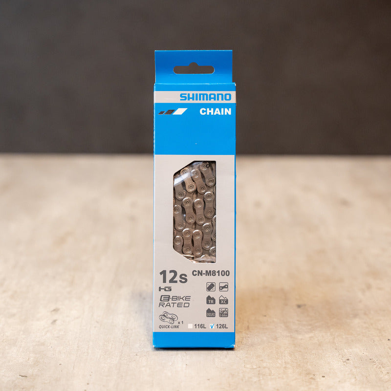 Cadena Shimano Xt Cn-m8100 12 Velocidades 126 Eslabones Mi tienda-Repuesto-de-bicicleta