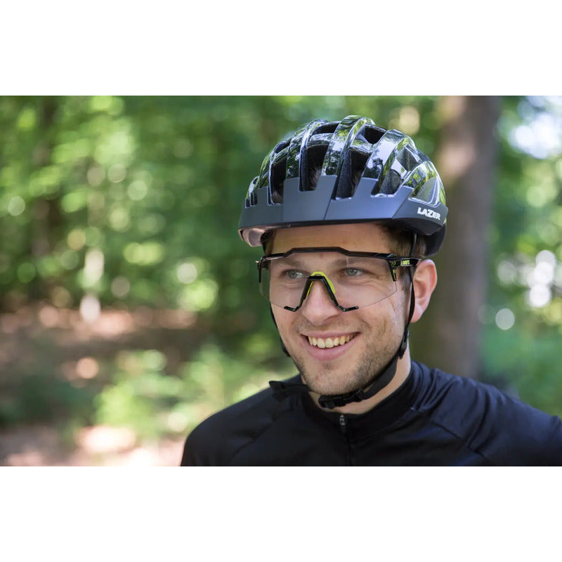 Casco Bicicleta Lazer Dlx Blue Certificado Con Luz Mtb Ruta Mi tienda-Repuesto-de-bicicleta