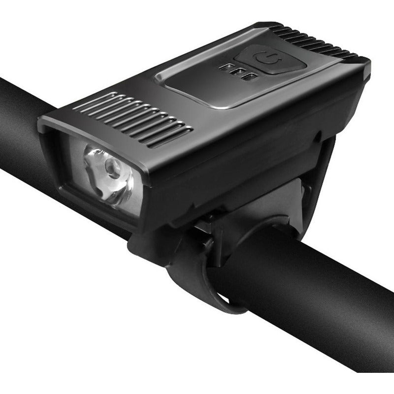 Luz Led Delantera Bicicleta 300lm Recargable Usb 1500mah Mi tienda-Repuesto-de-bicicleta