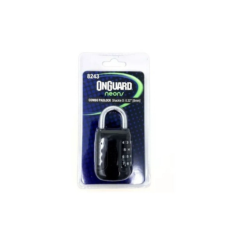 Candado Seguridad Bicicleta Onguard Padlock Neon Combinacion Mi tienda-Repuesto-de-bicicleta