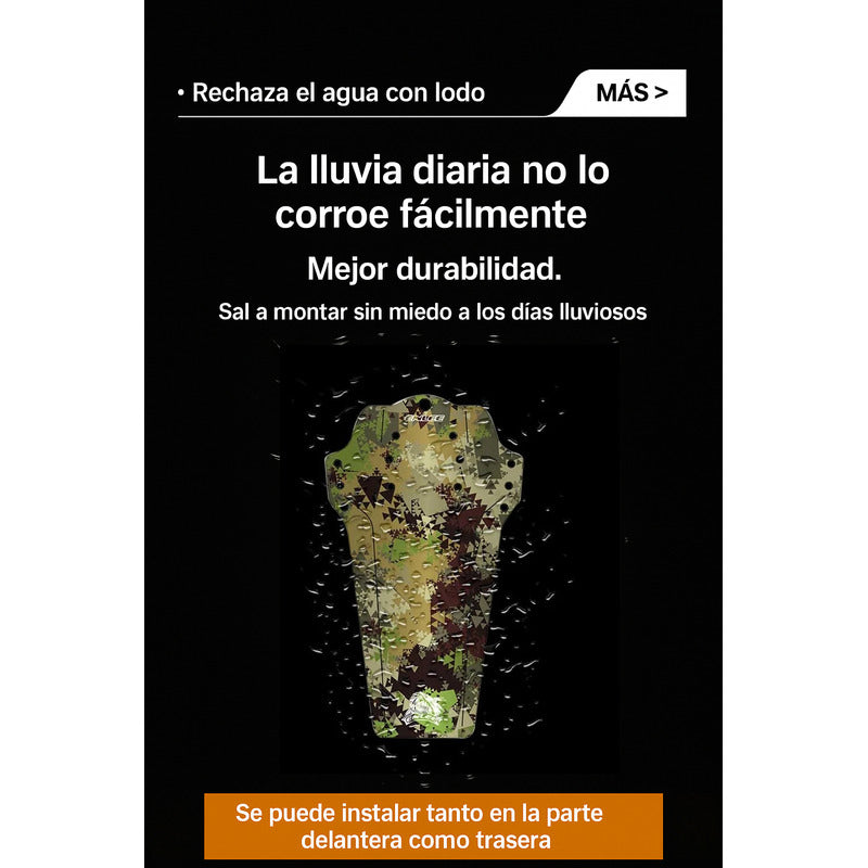 2x Tapabarros Camuflaje Bicicleta Mtb Delantero / Trasero Mi tienda-Repuesto-de-bicicleta