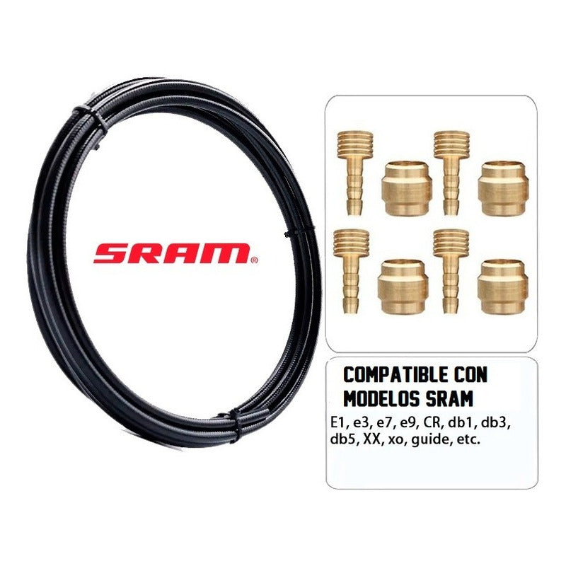 Flexible De Freno Hidraulico 2.5 Metros Para Sram Mi tienda-Repuesto-de-bicicleta