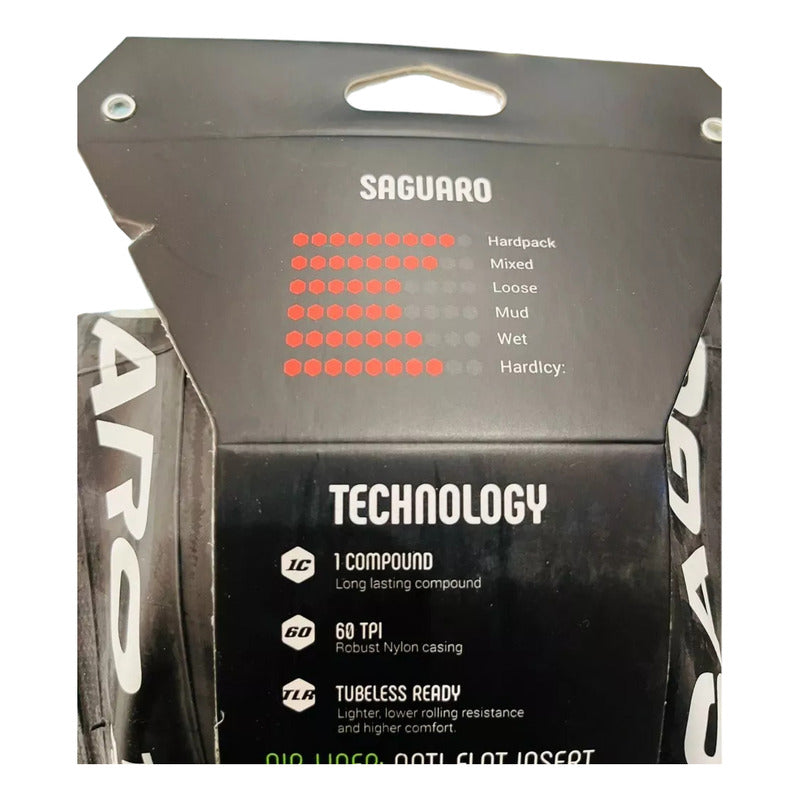Neumatico Aro 29 X 2.25 Vittoria Saguaro Xc Black Tubeless Mi tienda-Repuesto-de-bicicleta