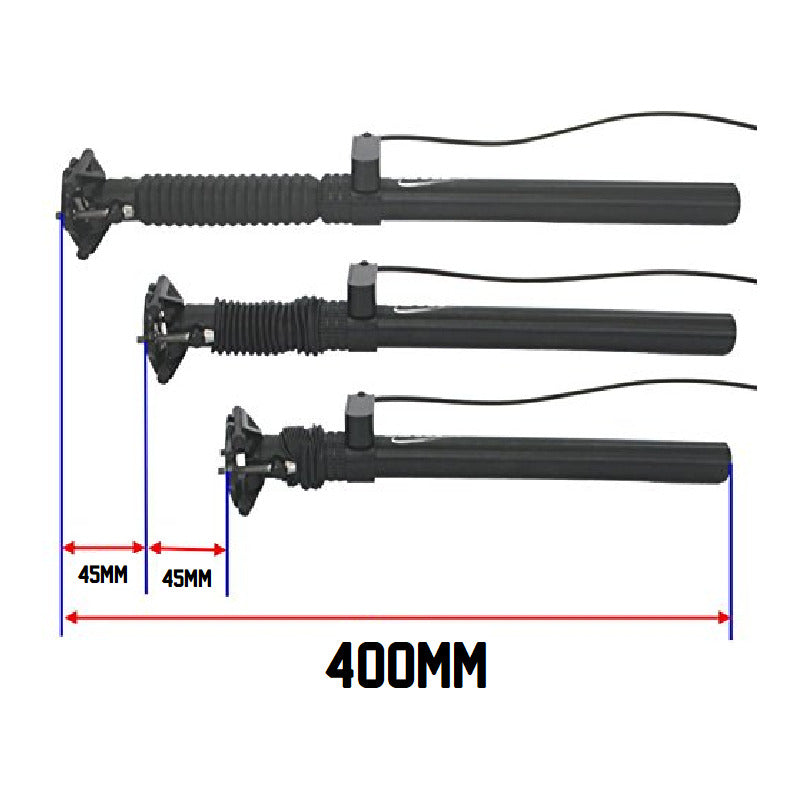 Tija Tubo Sillin Retractil Tmars Remoto Externo 31.6mm 400mm Mi tienda-Repuesto-de-bicicleta