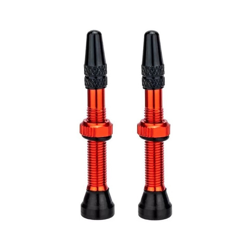 Set 2 Valvulas 40mm Cnc Francesa Presta Tubeless Colores Mi tienda-Repuesto-de-bicicleta