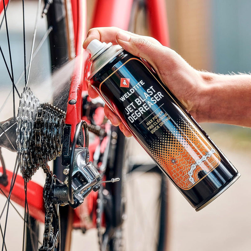 Desengrasante De Bicicleta Spray Weldtite Jetblast 500ml Mtb Mi tienda-Repuesto-de-bicicleta