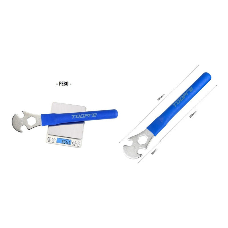 Llave De Pedales Bicicleta 15mm Profesional Multifuncion Mi tienda-Repuesto-de-bicicleta