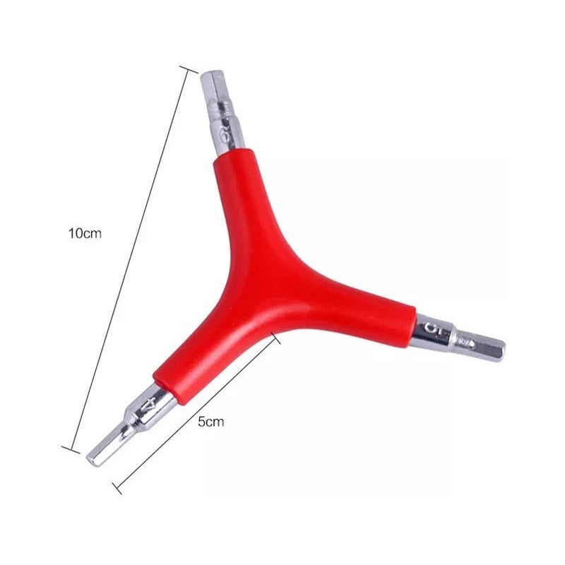 Llaves Hexagonales Allen Tipo Y Triangular Bicicleta 4 5 6mm Mi tienda-Repuesto-de-bicicleta
