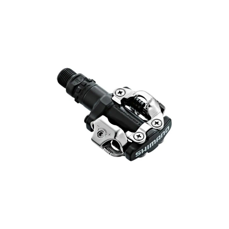 Pedales Spd Anclaje Shimano M520 Blanco Con Calas Original