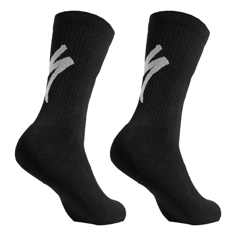 Calcetines Ciclismo Specialized Techno Mtb Tall Respirables Negro Mtb Techno Talla Unica