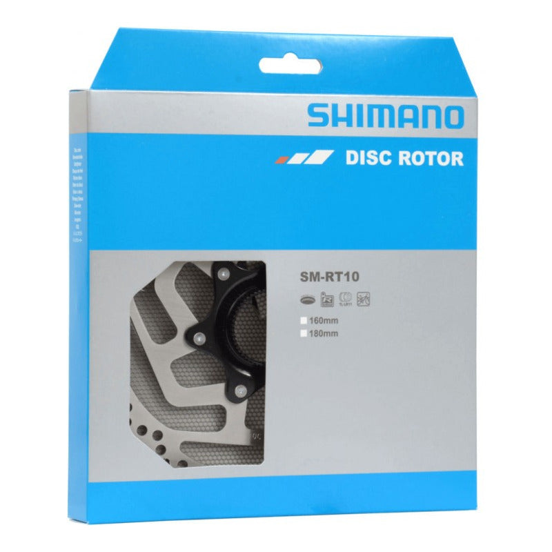 Disco Rotor De Freno Shimano Rt-10 160mm Center Lock Caja Mi tienda-Repuesto-de-bicicleta