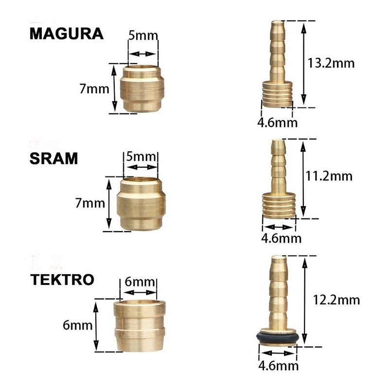 Flexible De Freno Hidraulico 2.5 Metros Para Sram Mi tienda-Repuesto-de-bicicleta