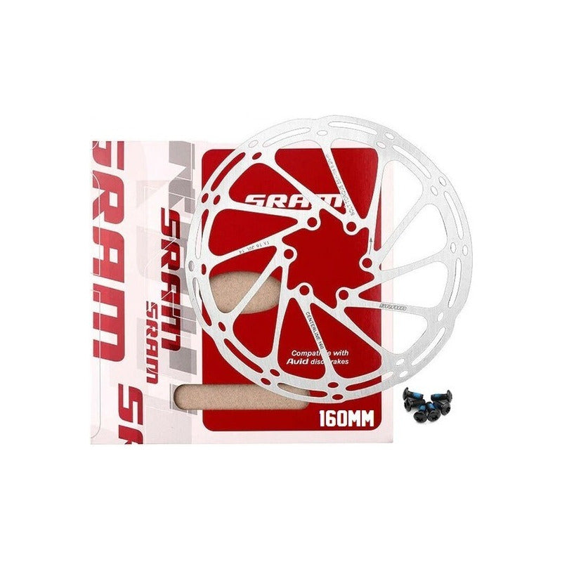 Disco Rotor De Freno Sram Centerline 160mm + 6 Pernos Mi tienda-Repuesto-de-bicicleta