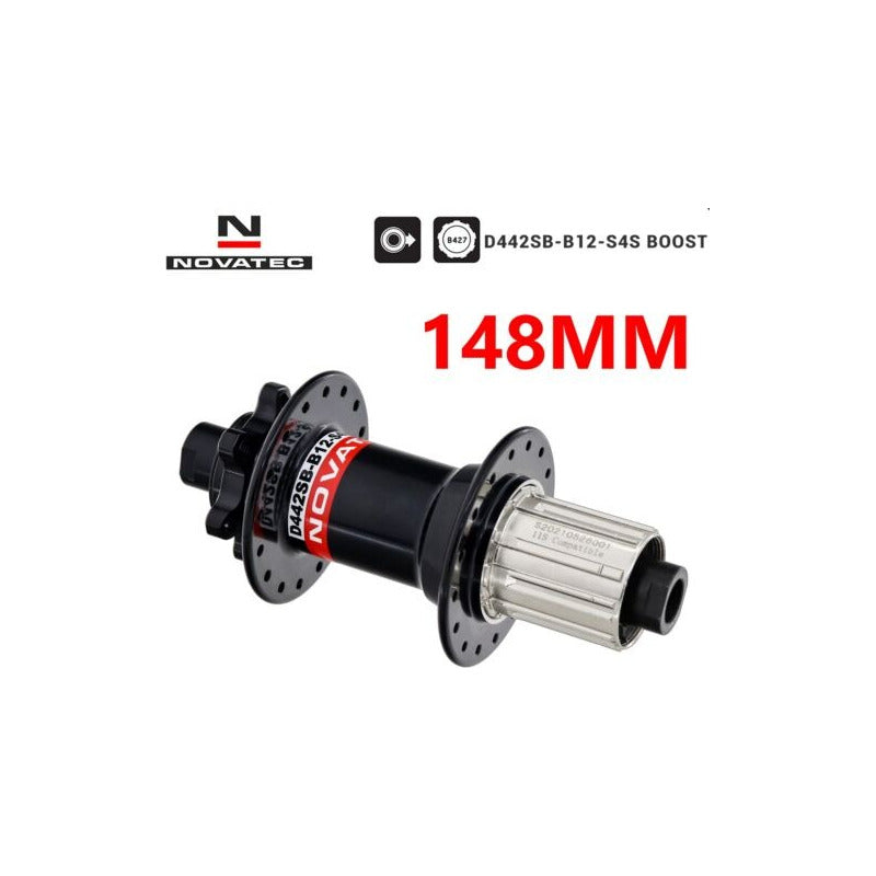 Maza Trasera Novatec D442sb-b12 12x148mm Boost 32h Nucleo Hg Mi tienda-Repuesto-de-bicicleta