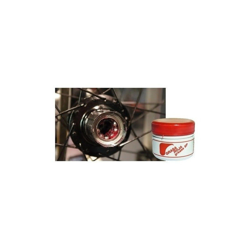 Kit Lubricante Cadena Y Grasa Roja Multiproposito Bicicletas Mi tienda-Repuesto-de-bicicleta