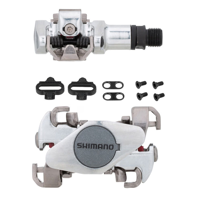 Pedal Anclaje Automaticos Spd Shimano Pd-m505-s Silver Mtb Mi tienda-Repuesto-de-bicicleta