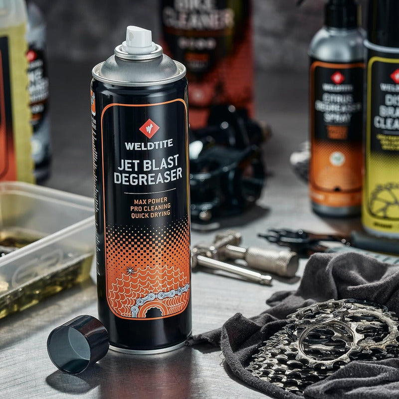 Desengrasante De Bicicleta Spray Weldtite Jetblast 500ml Mtb Mi tienda-Repuesto-de-bicicleta
