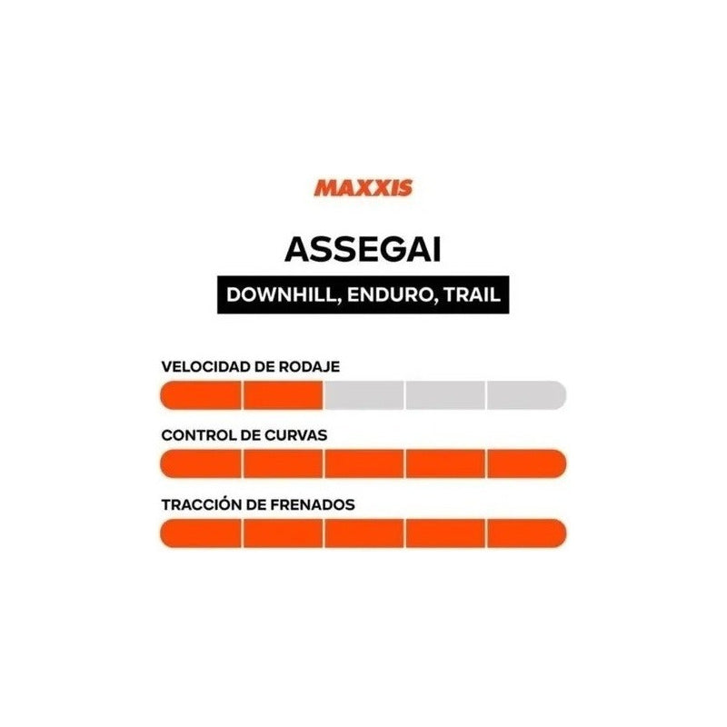 Neumatico Maxxis Assegai 29 X 2.50wt Exo Kevlar Tubeless