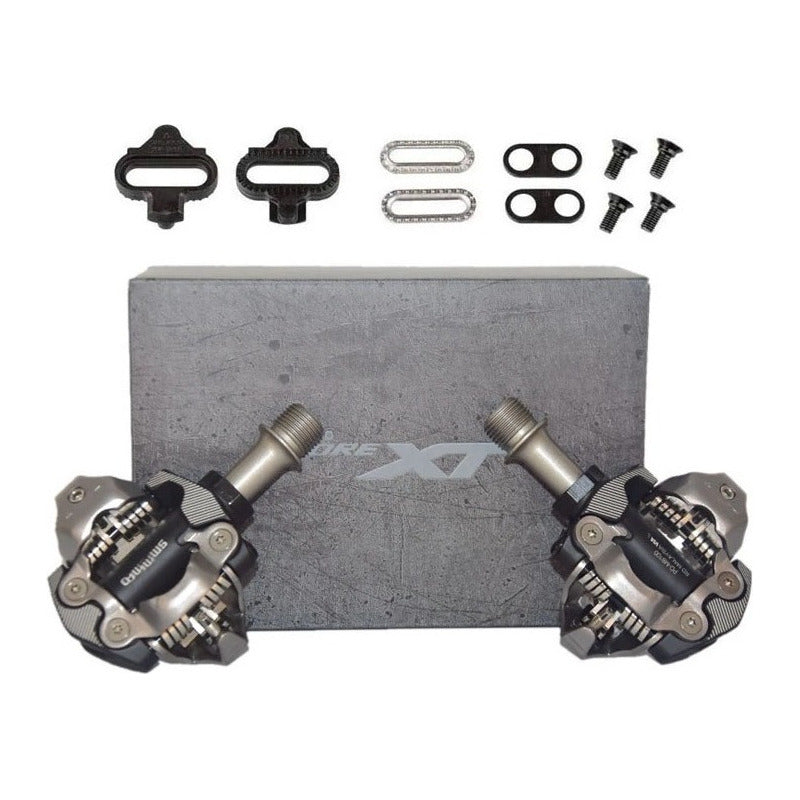 Pedales Spd Shimano Deore Xt Pd-m8100 Con Calas - Originales