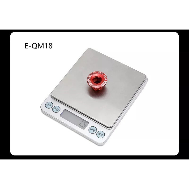 Tapa Perno Aprieta Bielas Volante M18 M20 Full Cnc Colores Mi tienda-Repuesto-de-bicicleta