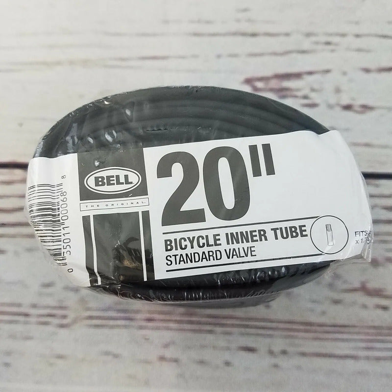 Camara Bicicleta Bell Aro 20 X 1.75/2.25 Valvula Auto Caja Schrader Negro