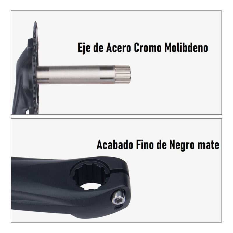 Volante Monoplato Integrado Con Motor Bsa 68/73mm Y Corona Mi tienda-Repuesto-de-bicicleta