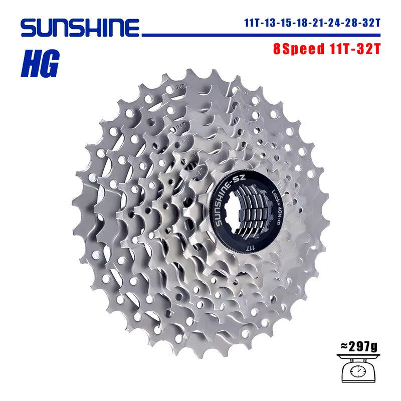 Piñon Cassette 8v 11-32t Nucleo Shimano Hg Ruta Mi tienda-Repuesto-de-bicicleta
