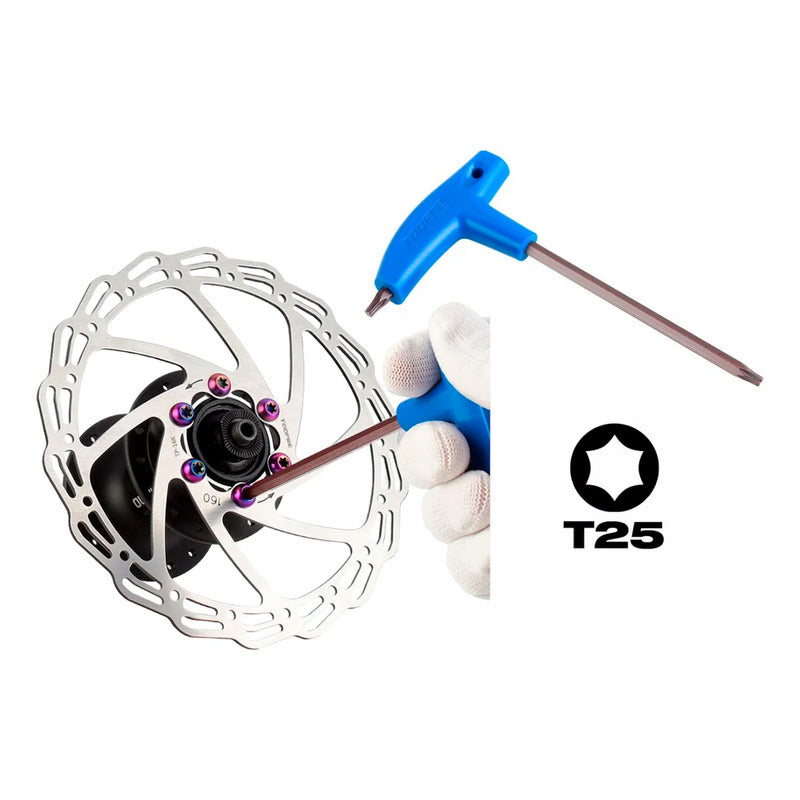 Llave Profesional Toopre Torx T25 Para Discos De Freno Mi tienda-Repuesto-de-bicicleta