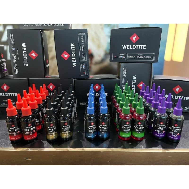 Lubricante Cadena Húmedo Wet Weldtite 100ml Mtb Mi tienda-Repuesto-de-bicicleta