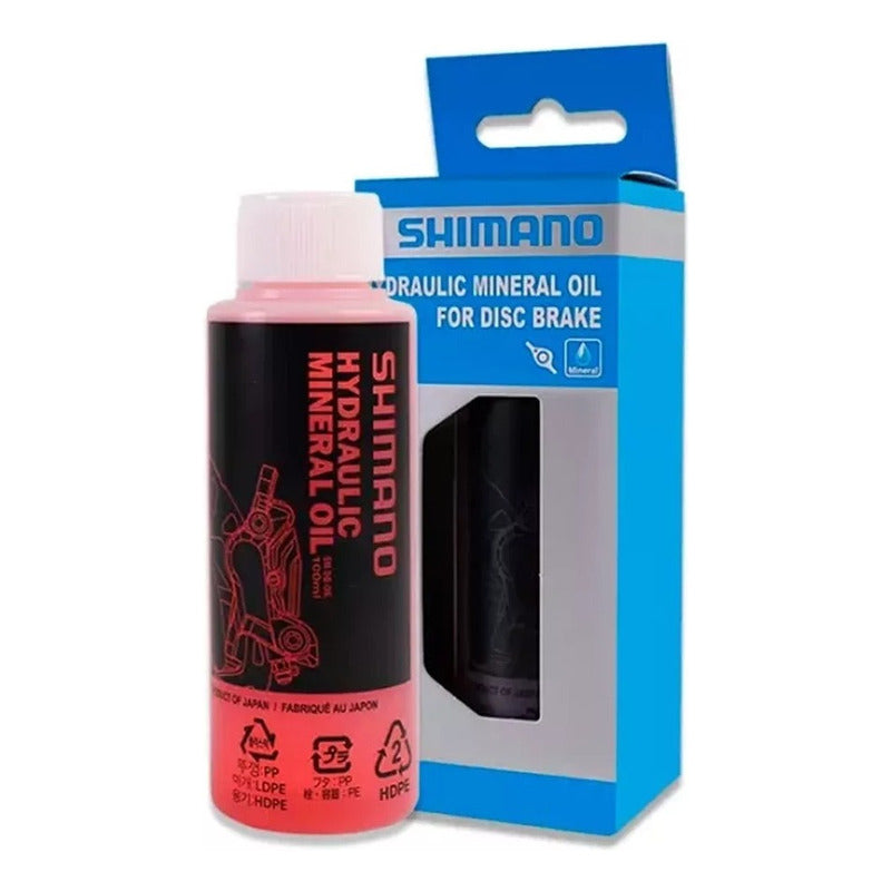 Líquido Aceite Mineral Shimano Para Frenos Hidraulicos 100ml Mi tienda-Repuesto-de-bicicleta