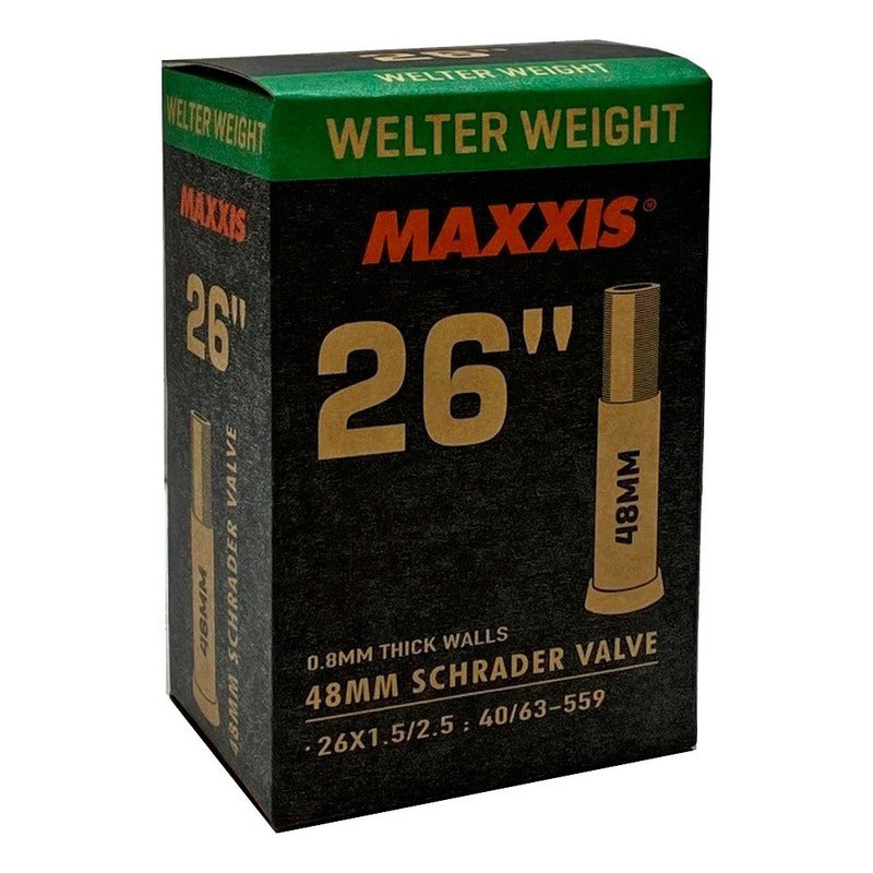 Pack 2 Camaras Maxxis Aro 26 X 1.50/2.50 Valvula Auto 48mm Mi tienda-Repuesto-de-bicicleta