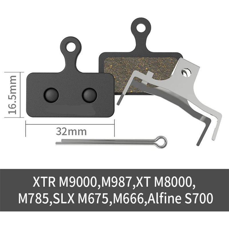 Pastillas Freno Brakco Shimano G02a G03a G04s Deore Slx Xt